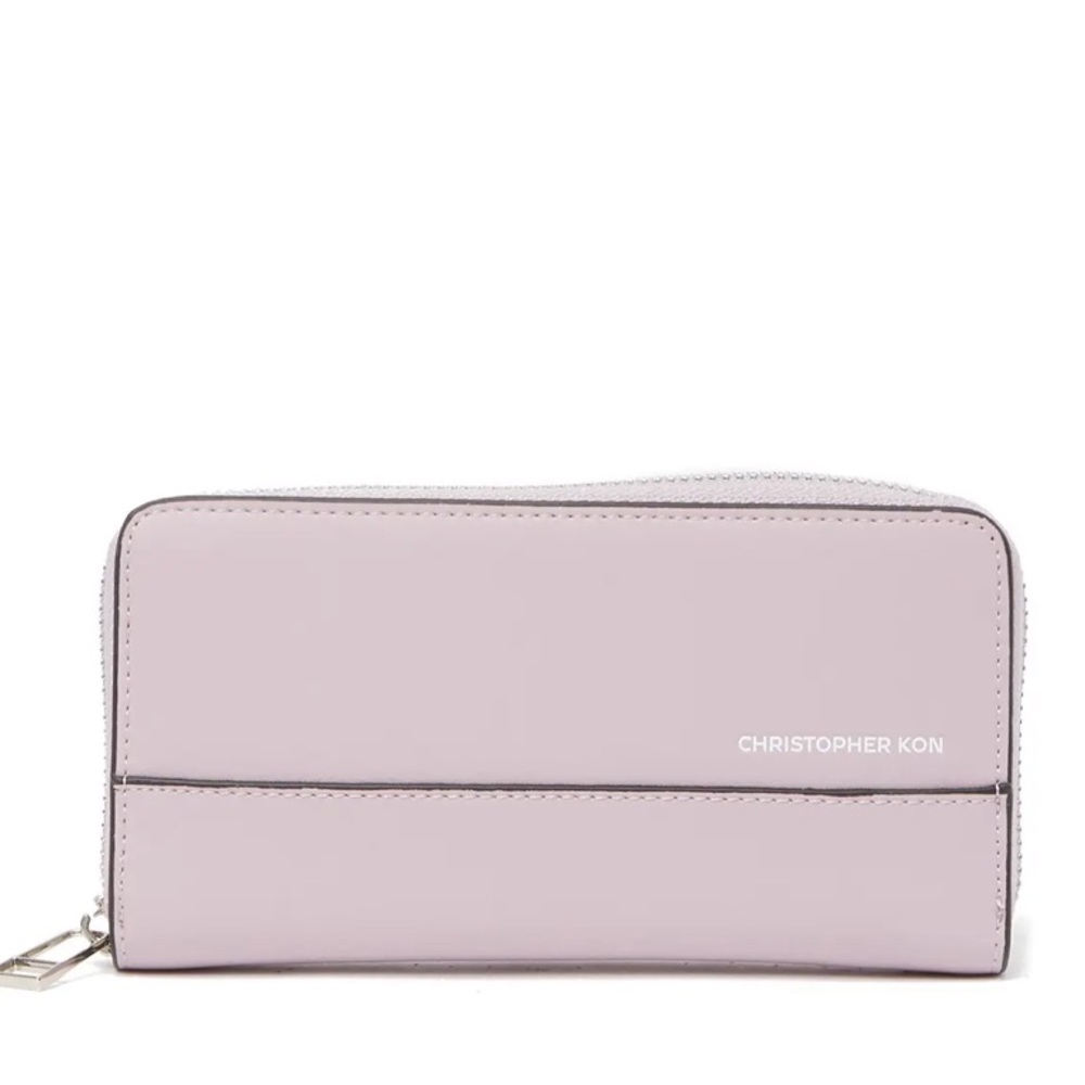 NWT Christopher kon leather zip around wallet new with tag dust bag included